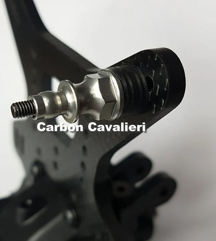 Carbon Cavalieri Shock Standoff Carbon +3mm - Pair