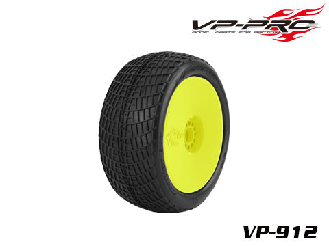 VP PRO Frontier EVO - 1/8 Off Road Competition Truggy Tyre - Pair - Clay Compound -Tyre Only